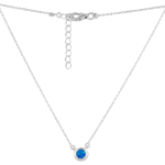 H&otilde;bedast kaelakee opaaliga 0,219ct (2126591) 45-50cm