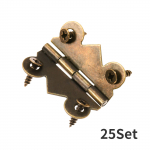 25Set 20*25mm 4 auguga liblikas hinged Antiik pronks kapisahtel Ehted Puitkarp Vein Korpus Dekoor M&ouml;&ouml;bel 25Set
