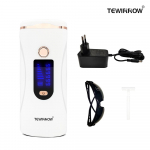 TEWIRROW karvaeemaldusinstrument IPL p&uuml;siv karvadeeemaldus valutu elektriline juukseepilaator kogu keha veatu juuste eemaldaja 999999 v&auml;lklamp UK Plug valge