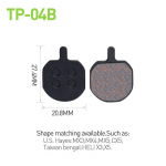 2 paari MTB jalgratta h&uuml;draulilist ketast poolmetallist piduriklotsid Shimano SRAM AVID HAYES Magura ZOOM jalgrattaosa jaoks 04B