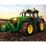 5D Teemantmaaling Traktor Rhinestone Art Teemanttikandid Auto Maastiku Ristpistes T&auml;ispuur Kodukaunistuse Gif Full Round 60x90CM