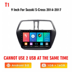 Loominguline Androidi autoraadio pleier DSP GPS-navigatsioonis&uuml;steem WIFI Carplay stereo automaatne rool Suzuki S Cross 2014-2017 jaoks