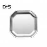 Erineva suurusega paks magustoidutaldrik Praktilised pestavad roostevabast terasest taldrikud 10.5cm h&otilde;be