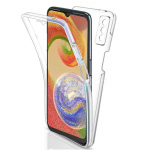 Telefoni&uuml;mbris Samsung A14 5G Cover 360 jaoks topeltarvuti + silikoonist l&auml;bipaistvad &uuml;mbrised Samsung Galaxy A14 A 14 5G galaxyA14 t&auml;iskorpusega TPU + arvuti &uuml;mbris Samsung Galaxy A14 5G puhas