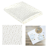 Les Tr&eacute;sors De Lily [A3679] - Disainlaudlina 'Une Etoile est N&eacute;e' kuldne valge - 250x140 cm valge