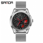 SANDA Uus toode Lahedad autokellad Mood &auml;rimeeste k&auml;ekellad Isiklikud &otilde;&otilde;neskettaga terasriba kvartskellad