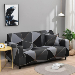 1 /2 /3 /4 Kohaline Geomeetriline Diivanikate Veniv Spandex L-kujuline Diivanikatted Chaise Longue Nurgadiivan &Uuml;lekate M&ouml;&ouml;blikaitse S 1 seater 90-140cm gray