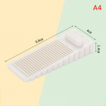 1 tk ohutus silikoonist ukse stopperid plokk kiiluga ukset&otilde;kked uksekork Avaleht valge