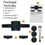 Laetav k&otilde;hulihaste stimulaator treener EMS Abs Fitness Varustus Treening Varus Lihased Elektrostimulaator Toonik Treening Kodus J&otilde;usaalis A Set