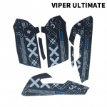Hiire k&auml;epidemega rulluisu k&auml;sitsi valmistatud kleebis libisemiskindel, imev higi For Viper Ultimate