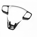 Focus 2018 2019 tarvikute autostiiliga ABS-i s&uuml;sinikkiust rooliratta nupu raami katte korpuse kaunistuse kleebis must