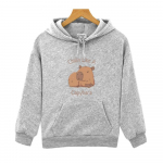 Kapybara kapuutsid Chilin Like A Pusad Lapsed Pikad varrukad Topid Laste Pullover T&uuml;drukute R&otilde;ivad Y2k Riided Beebipoiste Riided 130 hall v&auml;rv