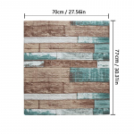 5/10 70*77 3D kolmem&otilde;&otilde;tmelised seinakleebised vahttellimustriga dekoratiivsed kleebised retrotrendi taustaga tapeet 10pcs 70*77cm