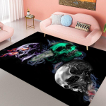 3D Cool Schedel Tapijt Moodne Tapijt Woonkamer Libisemisvastane Grote Karpetten Wateropname Keuken Mat Halloween Tapijten Thuis sisekujundus 40x120cm
