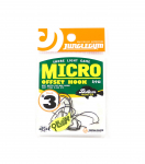 Jungle Gym J400 Micro Offset Worm konksud, must suurus 3 (0681)