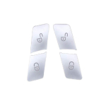 Auto siseukse istme m&auml;luluku nupud trimmikatete kleebised sobivad Mercedes Benz CE klassi W204 W212 autole Door Unlock Button white