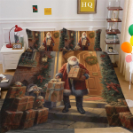 3D j&otilde;uluteki komplekt J&otilde;ulukingitus voodipesu 2/3 t&uuml;kki EU220 * 240 j&otilde;ulumeeleolu kaunistus Pehme ja kergesti puhastatav magamistoakaunistus Baby 100x135cm