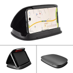 Mayitr 1pc Universal Car Dashboard Mobile Phone Mount Holder 135 x 100 x 15mm Non-slip Silicone Mat Bracket For Cell black