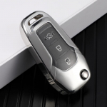 3 nupuga pehme TPU auto klappv&otilde;tme &uuml;mbrise kattekaitse Ford Fusion Fiesta Escort Mondeo Everest Ranger 2019 S Max Kuga 2 jaoks Key Case must