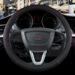 for Seat Altea 2004~2015 Car Steering Wheel Cover PU Leather Non-slip 9 Colors Auto Accessories Fast must