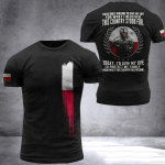 Poola armee meeste T-s&auml;rk Veteran Soldier Poola liputr&uuml;kk Meeste riided Suurem&otilde;&otilde;duline lahtine pullover O kaelusega l&uuml;hikeste varrukatega s&auml;rk L