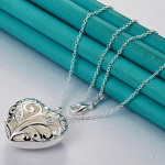 URMYLADY 925 Sterling Silver Love Heart Ripats Kaelakee Naistele Pulmad Kihlus Moeehted 45cm