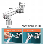 Universaalne 1440&deg; p&ouml;&ouml;rleva segisti pihustipea pikendussegistite jaoks Aeraator mullitaja otsik K&ouml;&ouml;giskraani kraanikauss Robot&otilde;lg Single mode h&otilde;be