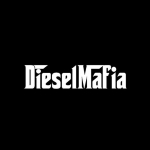 Diesel Mafia vin&uuml;&uuml;lkleebis auto vin&uuml;&uuml;lkleebise veekindlal kaunistusauto kleebistel 20x4.5cm valge