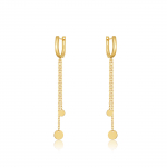 ANDYWEN Uued 925 sterlingh&otilde;bedast kullast pika ketiga tutik&otilde;rvar&otilde;ngad, pulm 2023, naiste luksuslikud peened ehted M