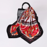 Kvaliteetsed luksuslikud siidist sallid peapael Sallid kaelasall naistele kett siidist sall naiste dekoratiivne sall 90cm