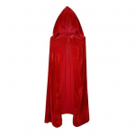 Halloween T&auml;iskasvanute Mantel Cape Kuldne samet Cosplay Kapuutsiga hommikumantel t&auml;ispikk Kleit Mantel N&otilde;id Vampiirid Halloweeni Kost&uuml;&uuml;mi Aksessuaarid 110cm