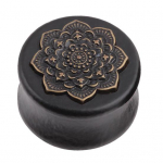 1 tk vintage daami mandala lillega topelt laieneva k&otilde;rva laiendaja?Plug-augustamine ehted 10 mm must