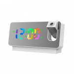 Projektsioon &auml;ratuskell Digitaalne kell 180 kraadi p&ouml;&ouml;ratava projektoriga, selge v&auml;rviline suur LED-ekraan