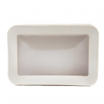 Veekindel kosmeetikakott l&auml;bipaistev ruudukujuline t&otilde;mblukk N&auml;htav suure mahutavusega korduvkasutatav kaasaskantav reisi-&auml;rireis naiste kott