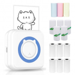 K&otilde;ik-&uuml;hes fotoprinter Multifunktsionaalne kaasaskantav printer Wireless Instant Mini Printer Support BT P-3 roosa