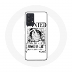 Valge &uuml;mbris Samsung Galaxy A32 5G One Piece Manga uuringuplakatile