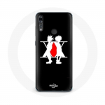 Huawei p30 lite Hunter x Hunter Manga logo musta taustaga &uuml;mbris