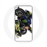 Valge taustaga &uuml;mbris Huawei P8 Lite 2017 Valentino Rossi Speed ​​​​driverile