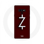 &Uuml;mbris Samsung Galaxy Note 9 Ozark Season 4 Logo Z jaoks, valge punane taust