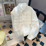 Naiste soliidsed &otilde;&otilde;nsad s&auml;rgid rev, pikkade varrukatega avar v&ouml;&ouml;koht Moodne lapiline pluus Naiste &scaron;ikk vabaaja pol&uuml;s&auml;rk M sinine