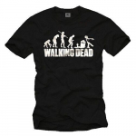 Lahe Walking Zombie Dead Evolution Nerd S&auml;rk Unisex T-s&auml;rk S