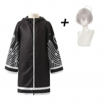 Senju Cosplay Kost&uuml;&uuml;m Anime Tokyo Revengers Senju Kawaragu Cosplay Riided Parukas Trench Mantel Vormi Halloweeni Kost&uuml;&uuml;mid Mehed Naised L-(Costume+Wig)