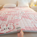 Uus Milk Velvet tepitud madrats pehme padi majapidamisvoodi madrats kaitsepadi Hotel tatami voodipadi 200*220cm