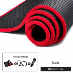 183*61*1cm NBR Yoga Mat Central European Men Fitness Exercise Beginner Yoga Mat Thicken Wide Lengthen e Pad Pilates Yoga Mat Bag must