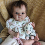 18-tolline imearmas reborn baby girl nukk Bettie elutruu pehme puutega riidest t&auml;isvin&uuml;&uuml;list keha simulatsiooninukk 3D v&auml;rvitud nahaga n&auml;htava veeniga vasts&uuml;ndinu nukum&auml;nguasi cloth body