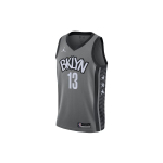 Jordan Vintage NBA 2020 Brooklyn Nets James Harden #13 F&auml;nnis&auml;rk Meeste &Uuml;laosad Hall CV9469-002 M gray