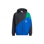 Adidas Originals Trefoil Colorblock Spordihoodiga Logoga Jakk Meeste Jakid Sinine HF5946 XS