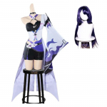 Acheroni Cosplay kost&uuml;&uuml;m Honkai Star Rail Huang Quan Cosplay Kleit Riietus Parukas Halloweeni S&uuml;ndmus RollM&auml;ngu &uuml;likond Peorekvisiit naised L-(Full set+wig)