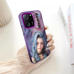 V&auml;rvitud mustriga v&auml;rviline kahepoolne k&otilde;va kest p&otilde;rutuskindel kukkumisvastane telefoni korpus Xiaomi Redmi Poco Redmi 10 tumeroosa v&auml;rv