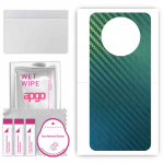 apgo Protective Skin Sticker for the back compatible with Honor X20, Wrap Film, Foil, Vinyl - Pattern Carbon Chameleon CAKA1